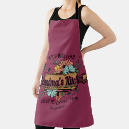 Gemaakt met liefde oma's keuken schort
