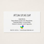 Gemaakt met liefde 🌈 Rainbow Hang Labels Visitekaartje (Achterkant)