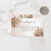 Gemaakt met liefde recept insert kaart notitiekaartje (Voorkant / Achterkant in situ)