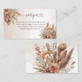 Gemaakt met liefde recept insert kaart notitiekaartje (Voorkant / Achterkant)