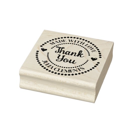 Gemaakt met Liefde Rubberstempel (Stempel)