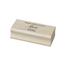 Gemaakt met Liefde  Rubberstempel