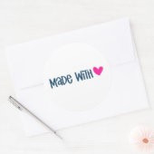 Gemaakt met liefde - Small Business Sticker (Envelop)