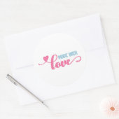 Gemaakt met liefde - Small Business Sticker (Envelop)
