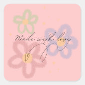 Gemaakt met liefde Sticker (Voorkant)