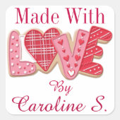 Gemaakt met liefde Sticker - SRF (Voorkant)