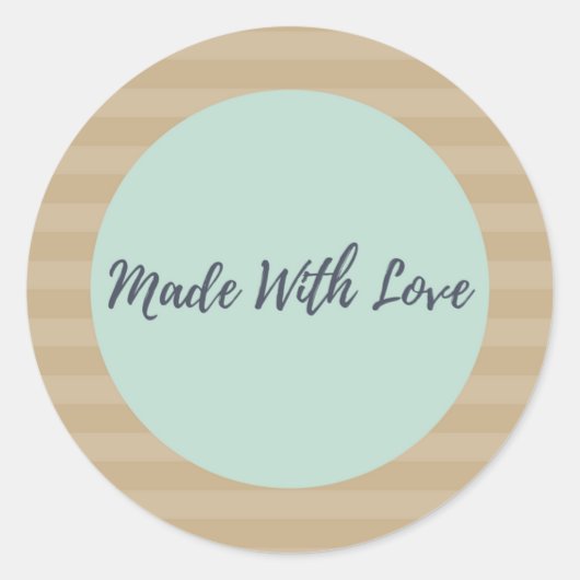 Gemaakt met Liefde stickers (Voorkant)