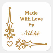 Gemaakt met Liefde stickers (Voorkant)