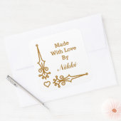 Gemaakt met Liefde stickers (Envelop)