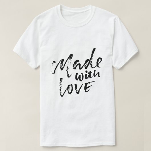 Gemaakt met liefde t-shirt (Design voorkant)