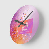 Gemaakt met liefde Tanktop Ronde Klok (Hoek)