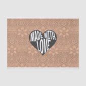 Gemaakt met liefde tissuepapier (Voorkant)