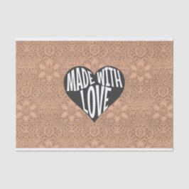 Gemaakt met liefde  tissuepapier