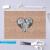 Gemaakt met liefde tissuepapier (Craft)