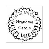 Gemaakt met liefde | Uit de keuken | Aangepaste st Zelfinktende Stempel (Design)