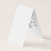 Gemaakt met liefde Uw Logo hangt Label Visitekaartje (Achterkant)