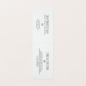 Gemaakt met liefde Uw Logo hangt Label Visitekaartje (Binnenkant ongevouwen)