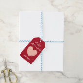 Gemaakt Met Liefde Valentijnsdag Cadeaubijlage Cadeaulabel (Met Touw)