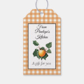 Gemaakt met liefde van uw keuken-abrikozenjam cadeaulabel (Voorkant)