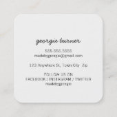 GEMAAKT MET LIEFDE verpakking label diamant zwart  (Achterkant)