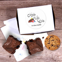 Gemaakt met liefde Waterverf chocoladetaart bessen