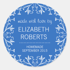 Gemaakt met Liefde Zelfgemaakte Canning Gift Label