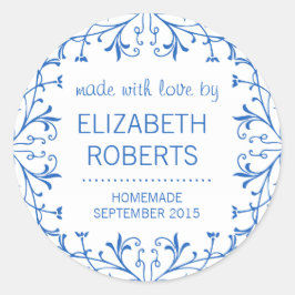 Gemaakt met Liefde Zelfgemaakte Canning Gift Label
