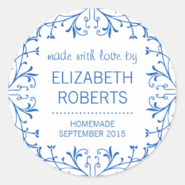 Gemaakt met Liefde Zelfgemaakte Canning Gift Label