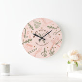 Gemaakt met liefdesbakken en keukengerei grote klok (Huis)