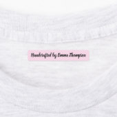 Gemaakt met liefdeskleur, persoonlijke naam labels (Aangebracht)