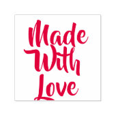 Gemaakt met liefdesstempel  zelfinktende stempel (Design)