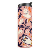 Gemaakt met liefdessymmetrische samenstelling -  e thermosbeker (Gedraaid links)