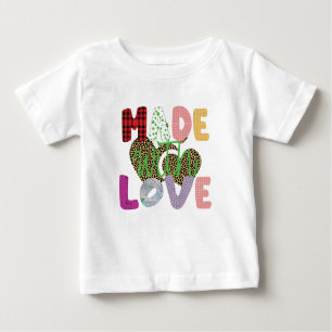 Gemaakt met Love Baby T-shirt