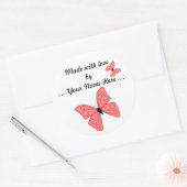 Gemaakt met Love Butterfly Sticker (Envelop)