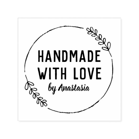 Gemaakt met Love Doodle Craft Zelfinktende Stempel (Design)