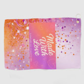 Gemaakt met Love Golf handdoek (Horizontaal)