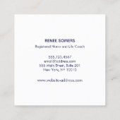 Gemaakt met Love Promotional Customer Insert Vierkante Visitekaartje (Achterkant)