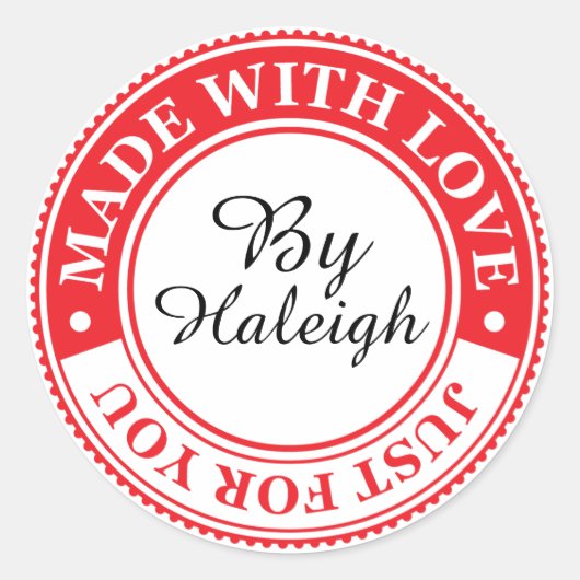 Gemaakt met Love Sticker - SRF (Voorkant)