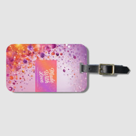 Gemaakt met Love Watch Bagagelabel