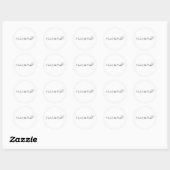 Gemaakt Met Mahal Stickers (Vel)