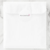 Gemaakt Met Mahal Stickers (Tas)