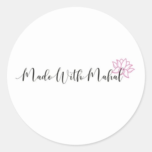 Gemaakt Met Mahal Stickers (Voorkant)