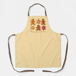 Gemaakt met Spice Gingerbread kerstkoekjes Schort