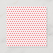 Gemaakt met Visitekaartje liefdesharten (Achterkant)