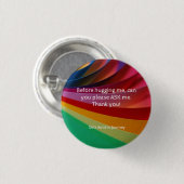 Gemaakt met vriendelijkheid, een de ronde button 3,2 cm (Voorkant /achterkant)