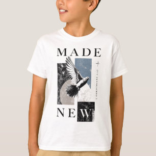 Gemaakt Nieuw 2 Korintiërs 5:17 Brutalist Duif Doo T-shirt