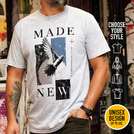 Gemaakt Nieuw 2 Korintiërs 5:17 Christelijke Stree T-shirt