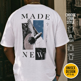 Gemaakt Nieuw 2 Korintiërs 5:17 Christelijke Stree T-shirt