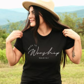 Gemaakt om de Bijbel Bijbelvers te aanbidden T-shirt