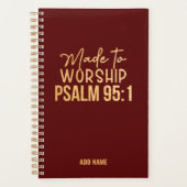 Gemaakt om gepersonaliseerde Christelijke planner  (Voorkant)